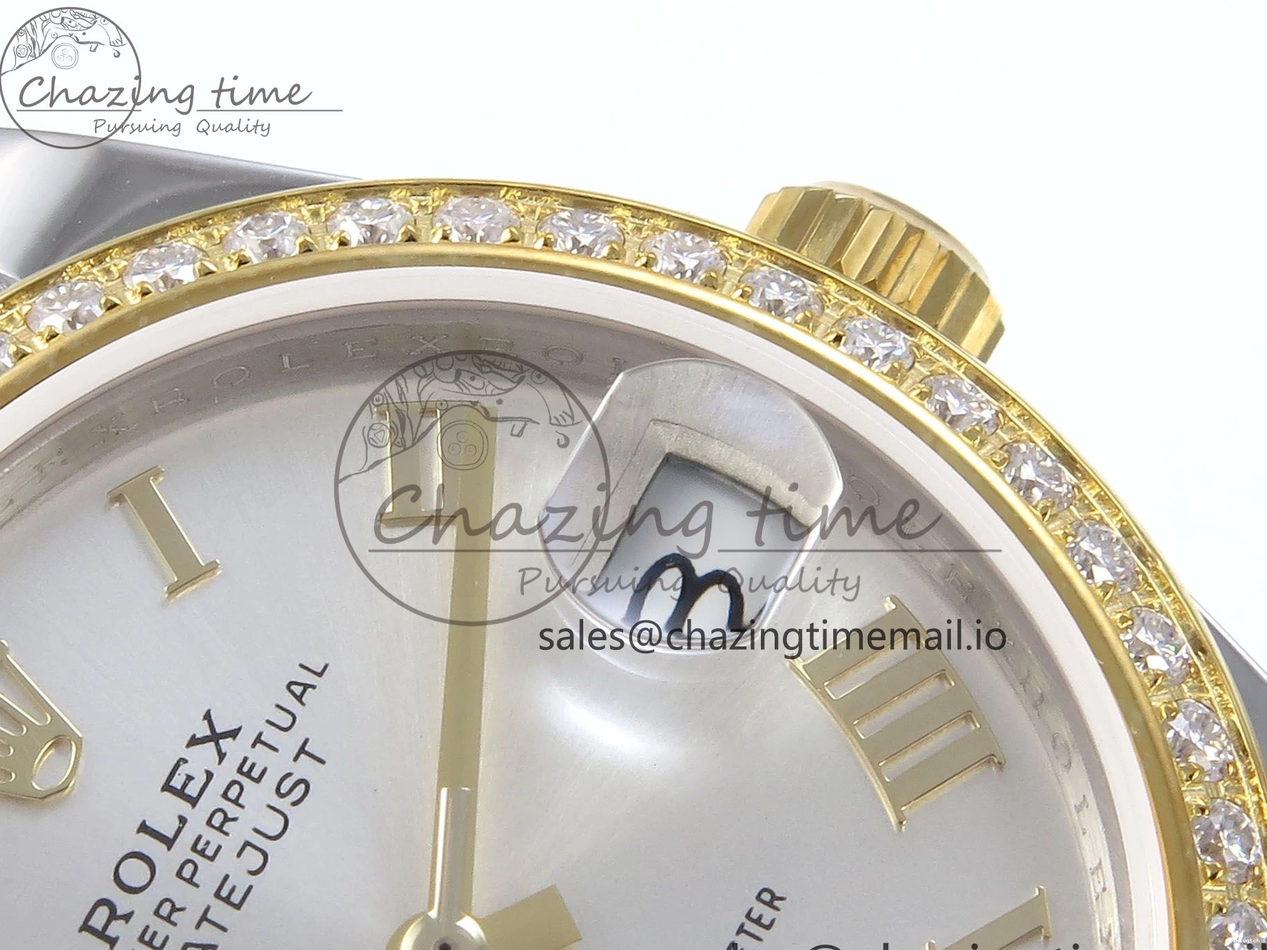 JARF DateJust Diamonds Steel Bracelet Silver 1:1 904L Jubilee Edition Roman Dial on 31 YG 278383RBR Best SS HZ2236 0521